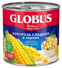 Кукуруза Глобус сахарная 280 г