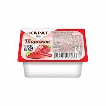 Творожок Карат Клубника 9% 230 г
