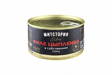 Мясо цыпленка Митстория в собственном соку 325 г