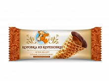 Крем-десерт Коровка из Кореновки в вафельном рожке с варенкой 25% 40 г