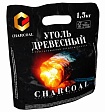 Уголь Charcoal древесный брикетированный премиум-класса 1.5 кг