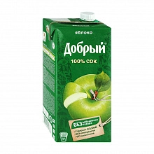 Сок Добрый Яблочный Осветленный 2 л