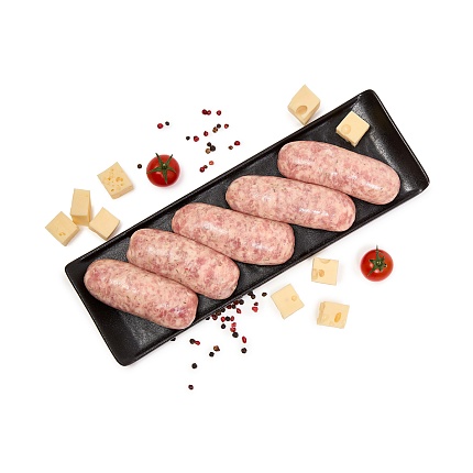 Колбаски Шашлычные с сыром из индейки замороженные