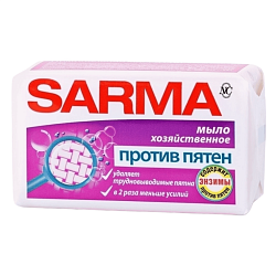 Мыло хозяйственное САРМА против пятен 140 г