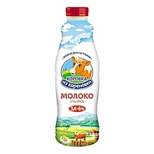 Молоко Коровка из Кореновки отборное 3.4-6% 900 мл