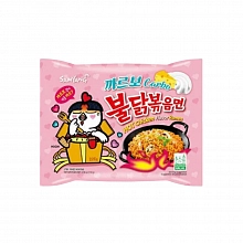 Лапша Samyang Hot Chicken flavor Ramen Carbo со вкусом острой курицы и соуса карбонара 130 г