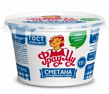 Сметана Фрау Му 15% 180 г