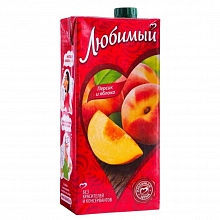 Нектар Любимый яблоко - персик - нектарин 950 мл