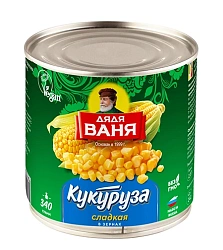 Кукуруза сладкая ж/б 400 гр Дядя Ваня