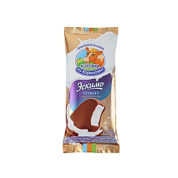 Мороженое Коровка из Кореновки Эскимо пломбир в шоколадной глазури 15% 70 г