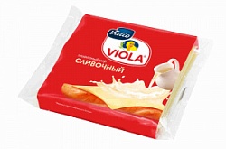 Сыр плавленный тост нарезка 45% 140 гр Виола