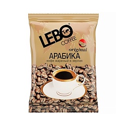 Кофе Лебо натуральный жареный в зернах 100 г