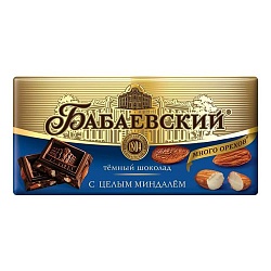 Шоколад Бабаевский темный с фундуком и изюмом 100 г