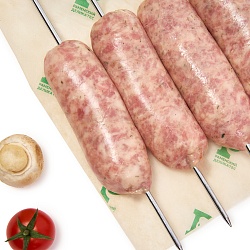 Колбаски Шашлычные с сыром из индейки охлажденные