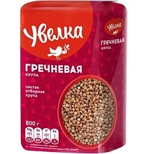 Крупа Увелка Гречневая Ядрица Экстра 800 г