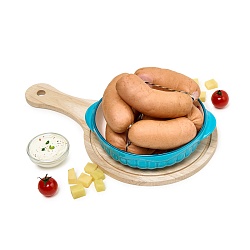 Сардельки с сыром