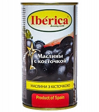 Маслины Иберика с косточкой 360 г