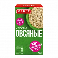 Хлопья Овсяные Макфа 400 г