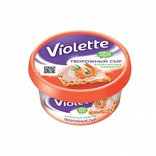 Сыр Виолетта с креветками м.д.ж. в с.в. 70% творожный 140 г