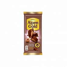 Шоколад Альпен Голд молочный со вкусом капучино 80 г