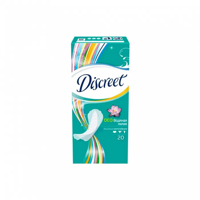 Прокладки Discreet ежедневные Водная лилия 20 шт