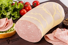 Колбаса На сливках с сальцем вареная