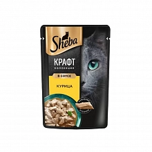Корм влажный Шеба Крафт Коллекция для взрослых кошек Сочные слайсы Курица в соусе 75 г