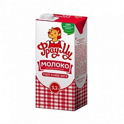 Молоко Фрау Му ультрапастеризованное 3.2% 950 мл