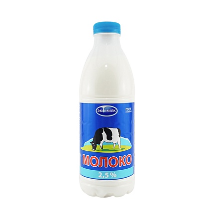 Молоко Экомилк 2.5% 930 мл