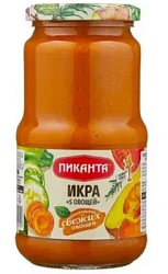 Икра Пиканта 5 Овощей 550 г