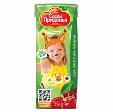 Сок Сады Придонья яблоко-вишня 200 мл