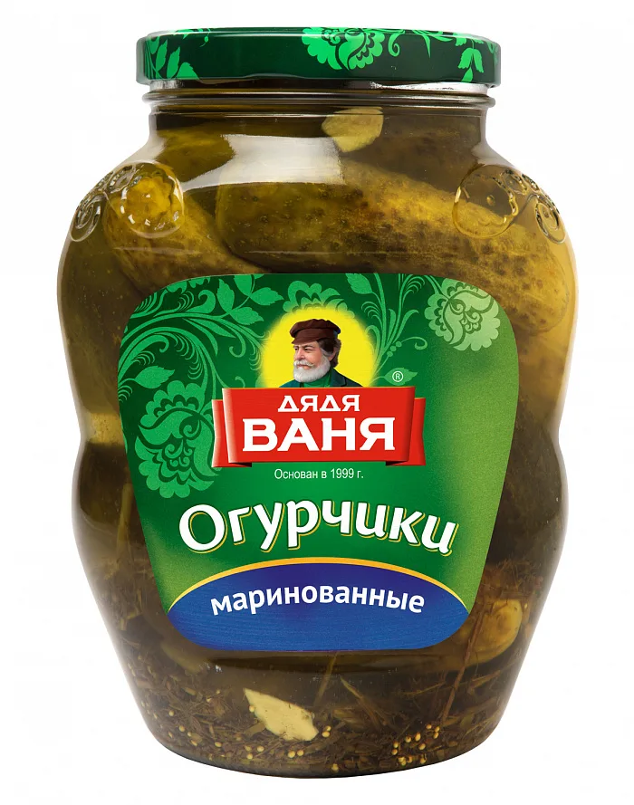 Огурчики Дядя Ваня маринованные 1800 г