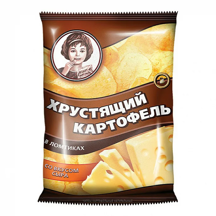 Чипсы Хрустящий картофель со вкусом сыра 70 г