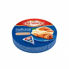Сыр Президент плавленный Сливочный 45% 140 г плавленный