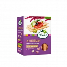 Хлебцы DiDi амарантовые Кукурузно-рисовые с чесноком 195 г