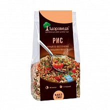 Рис Здороведа бурый с машем и овощами по-восточному 250 г