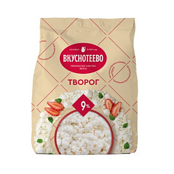 Творог Вкуснотеево стабилобэг 9% 300 г