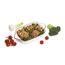 Гуляш из свинины в маринаде с овощами охлажденный