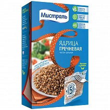 Крупа Мистраль Ядрица гречневая 5 x 80 г