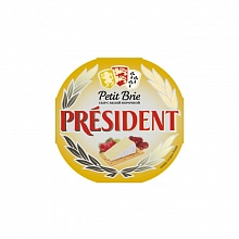 Сыр President Petit Brie с белой плесенью 60% 125 г мягкий