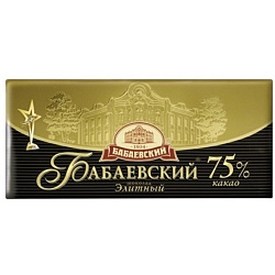 Шоколад Бабаевский Элитный 75% 200 г
