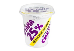 Сметана РОСТАГРОЭКСПОРТ 25% 320 г