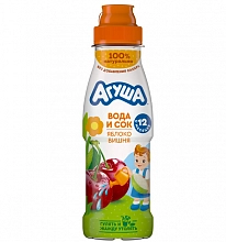 Напиток Агуша Вода и сок яблоко-вишня 300 мл