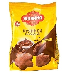 Пряники шоколадные Яшкино, 350 гр