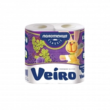 Полотенце VIERO бумажное Classic 2-х слойные 2 рулона