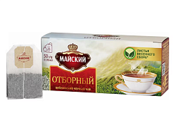 Чай Майский черный Цейлон Отборный 25*2 г