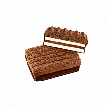 Печенье Кучеряшки суфле-вареная сгущенка глазированное