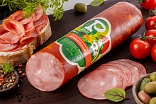 Колбаса Деликатесная варено-копченая ГОСТ ~ 350 г