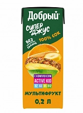 Сок Добрый Мультифрукт 200 мл