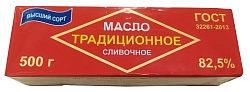 Масло Молочные Реки сливочное 82.5% 500 г